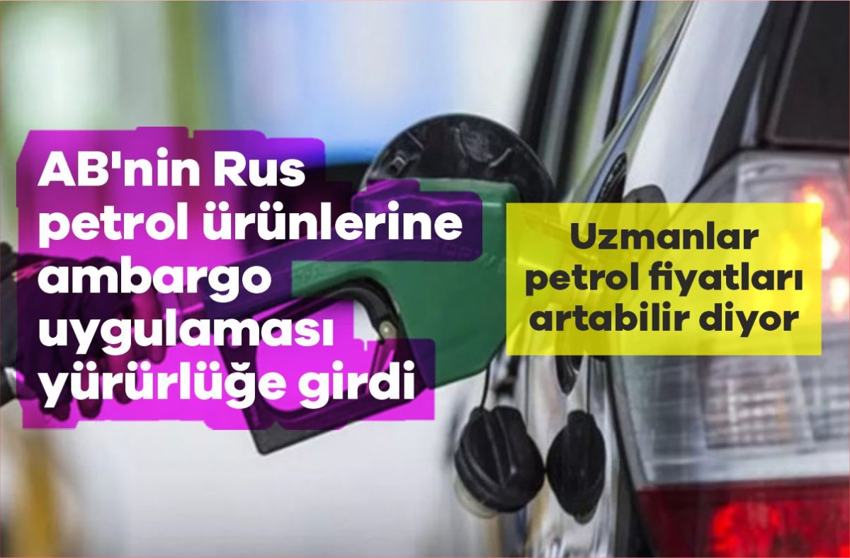 AB'nin Rus petrol ürünlerine ambargo uygulaması yürürlüğe girdi